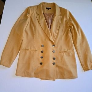 Woman's Mustard Blazer / Very J Size M